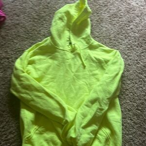 Neon green hoodie